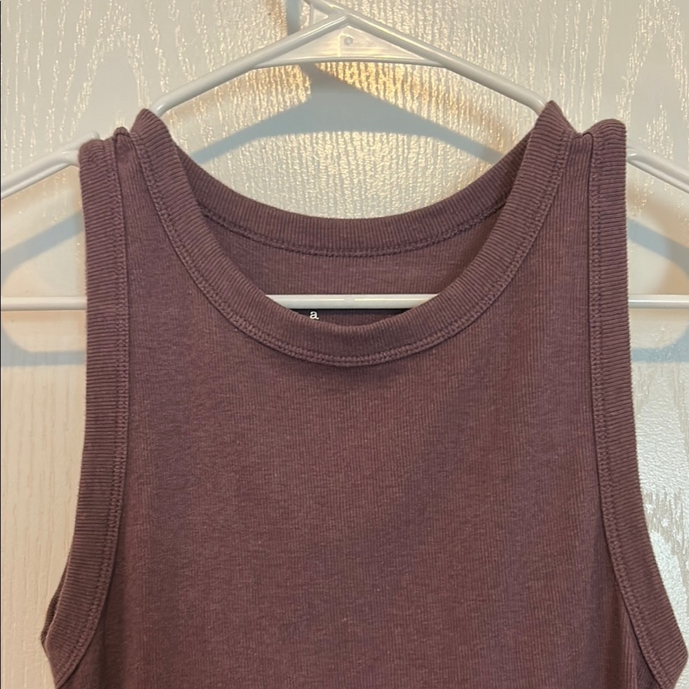 Sleeveless bodysuit in dusty purple - Picture 2 of 2